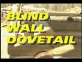 Blind wall dovetail notches log cabin