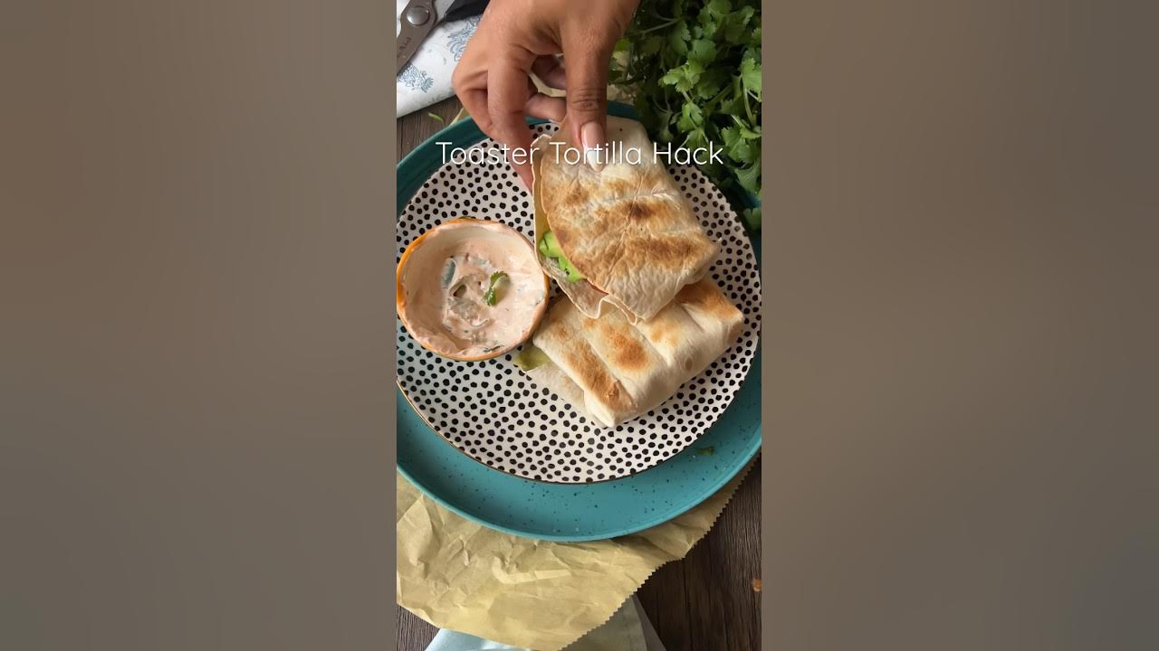 Just pop it in Toaster, TORTILLA HACK recipe lowcarb YouTube