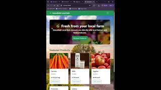 Greenfield Local Hub Demo (mobile)