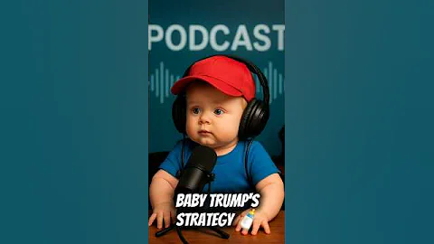 Baby Trump Podcast| Ai Baby Podcast #shorts #babypodcast #babies #babytrump #donaldtrump #funnybaby