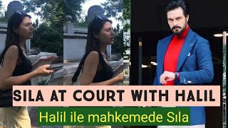 Sila Turkoglu In Court With Halil Ibrahim Ceyhan Halil Ile Mahkemede Sıla