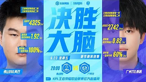 【2023KPL夏季赛】20:00 佛山DRG vs 广州TTG | ​Honor of King 2023 KPL Summer Competition - DayDayNews
