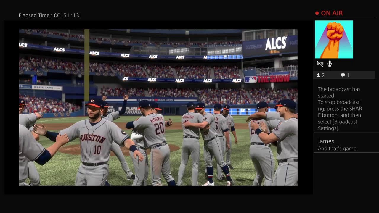 Mlb23 alcs season 2 game 7 versus the astros full game play