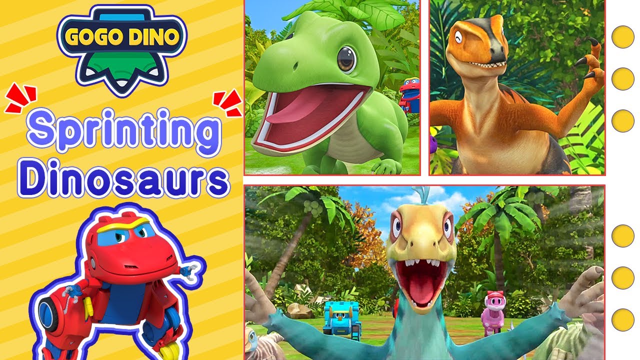 🦖 GOGODINO | Sprinting Dinosaurs 🏃 🦖 | Special Dinosaurs Collection | Superhero Adventure Cartoon