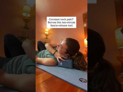 Fix Neck Pain In 2 Minutes! #neckpain #fascia #painrelief