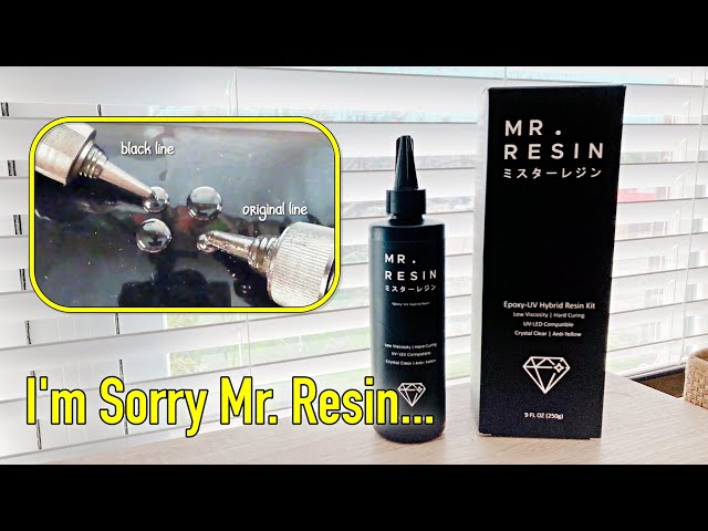 Mr. Resin Black Line Initial Review 