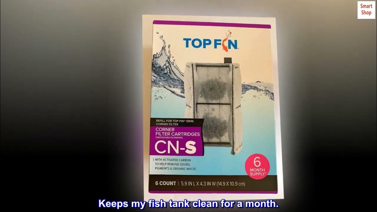 Top Fin CN S Refill for CN10 Corner Filter 6 CountTop Fin CNS Refill