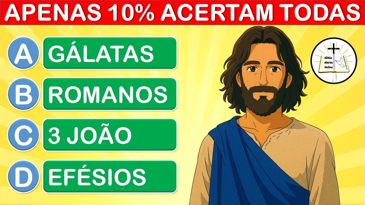 50 PERGUNTAS BÍBLICAS SOBRE JESUS CRISTO - QUIZ BÍBLICO #2