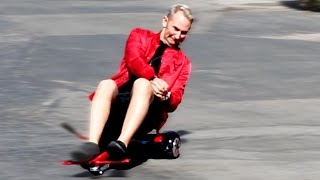 Drifting On A Hoverboard!! Hoverboard Race Test!