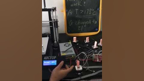 HICTOP 3D printer trouble shooting: extruder motor doesn
