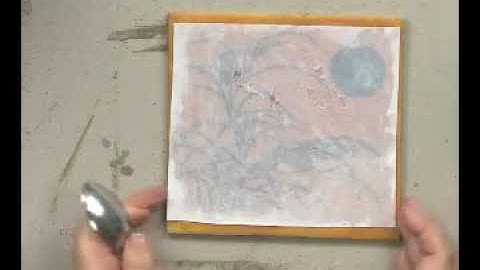Encaustic - Photocopy Transfer