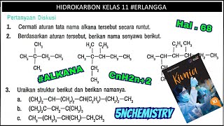 Pembahasan Soal Tata Nama Alkana Kelas 11 || ERLANGGA