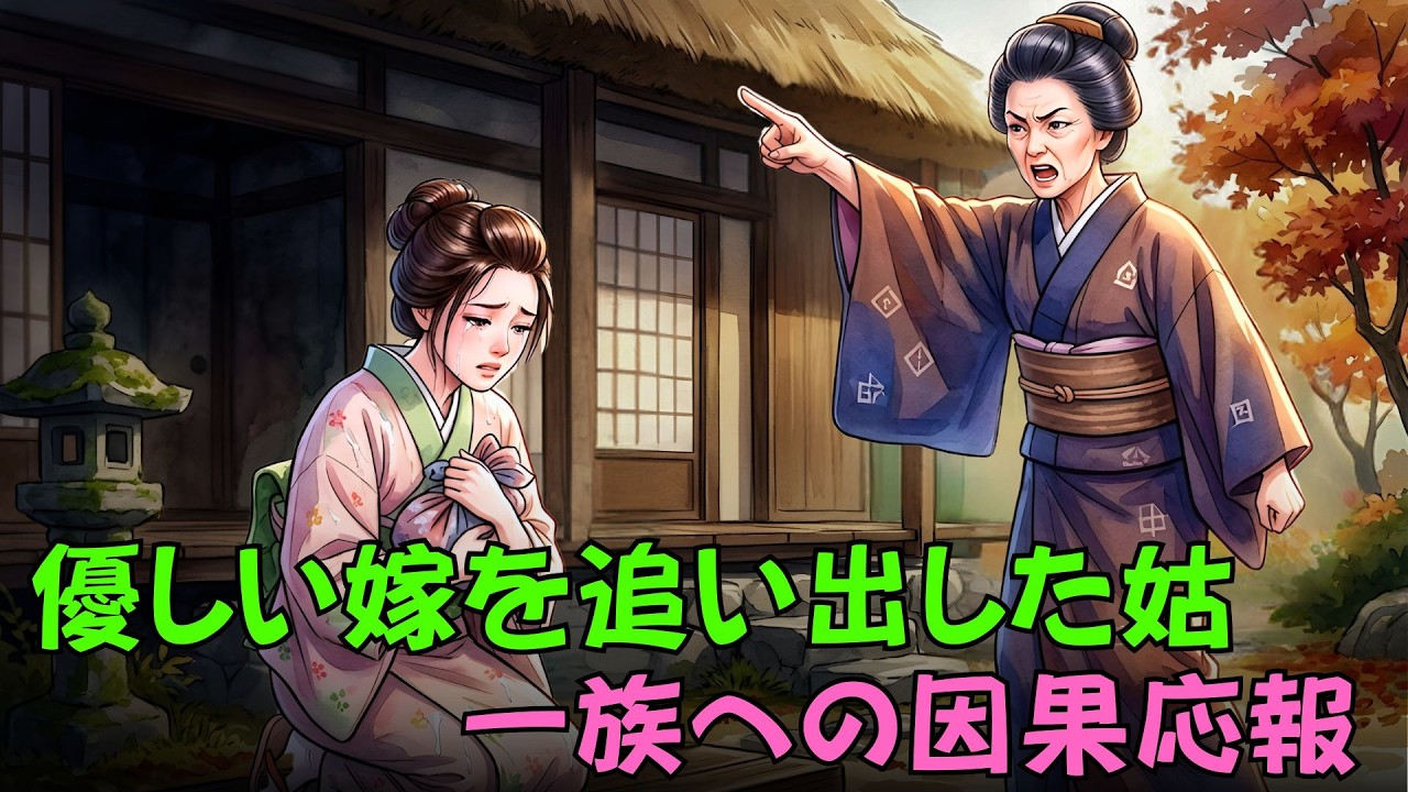 優しい嫁を追い出した姑…一族を襲った因果応報の結末| 野談 | 伝説 | 昔話 | 説話 | 民話