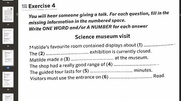 Multilevel listening part 2 exercise 4