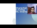 Sharechat is hiring ML interns \\ Do apply #machinelearning #sharechat