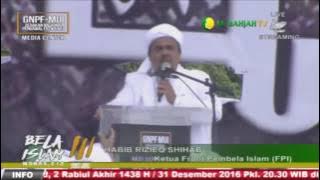 Khutbah Jum'at 212 Aksi Bela Islam III | Al Habib Muhammad Rizieq Syihab