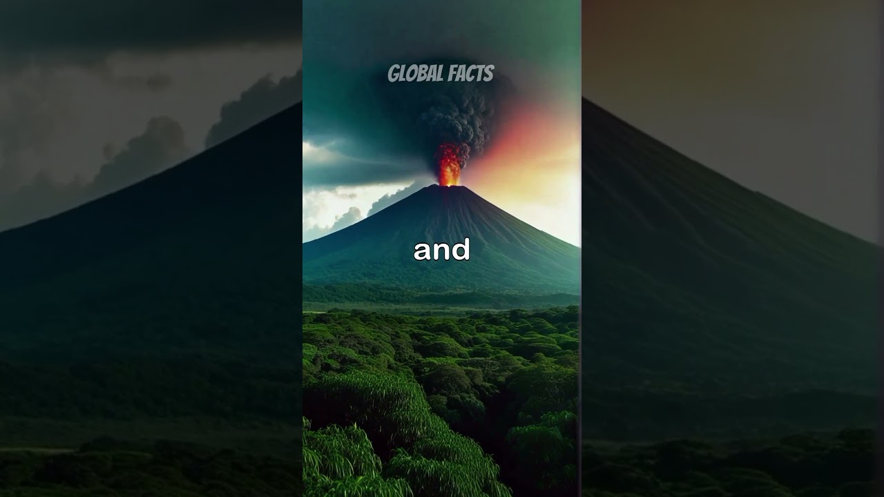 Volcanoes in the Ring of Fire 🌋. 