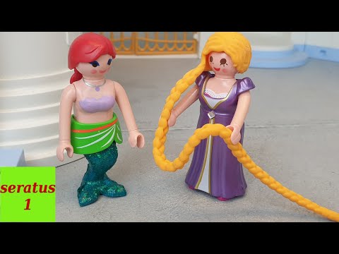 Rapunzel und Arielle im Shopping Center Playmobil Film seratus1