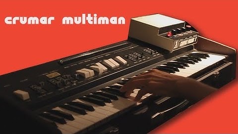 CRUMAR MULTIMAN String Machine 1975 + Gerd Schulte Compact Phasing A | HD DEMO