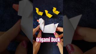 Easy Origami Duck Tutoria - How to make paper animal #origami #art #animals #diy