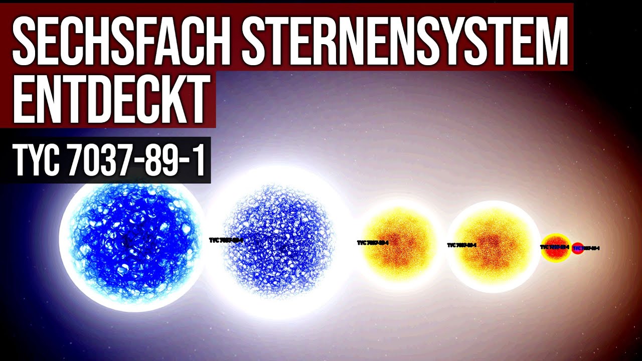 ⁣Sechsfach Sternensystem entdeckt - TYC 7037-89-1