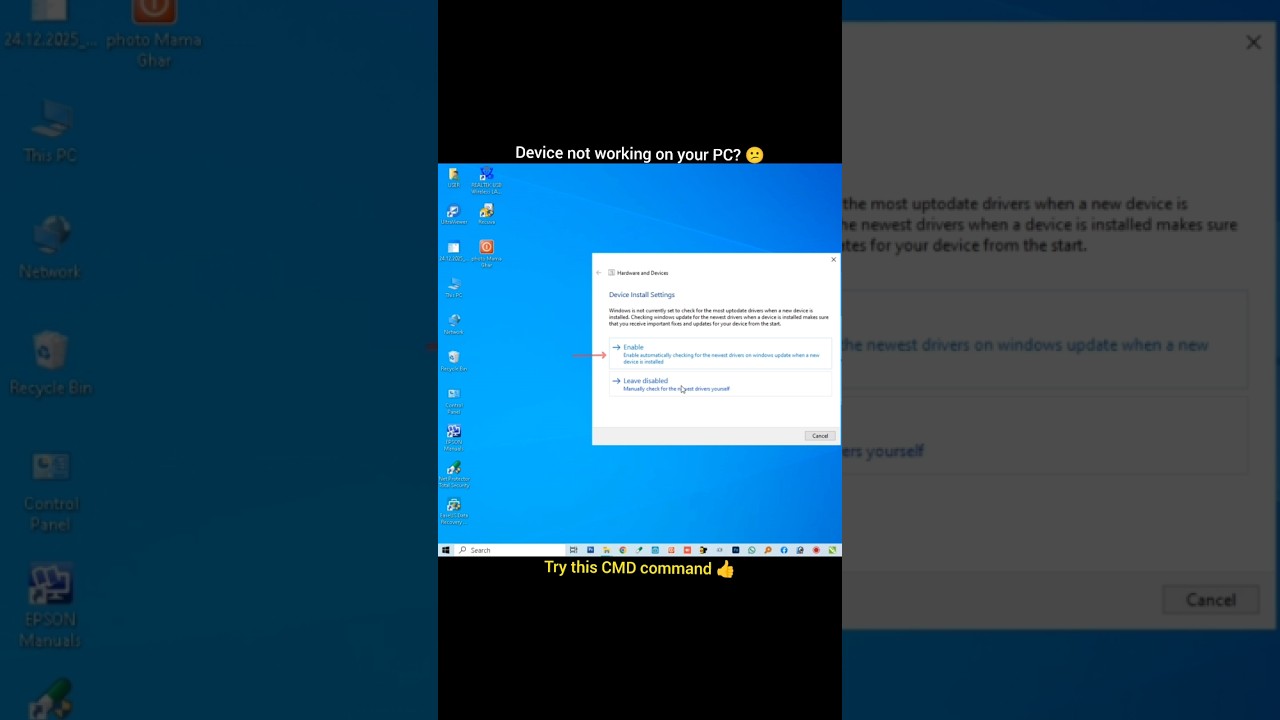 msdt.exe -id DeviceDiagnostic | Fix Hardware Problems Automatically | Windows Troubleshooter