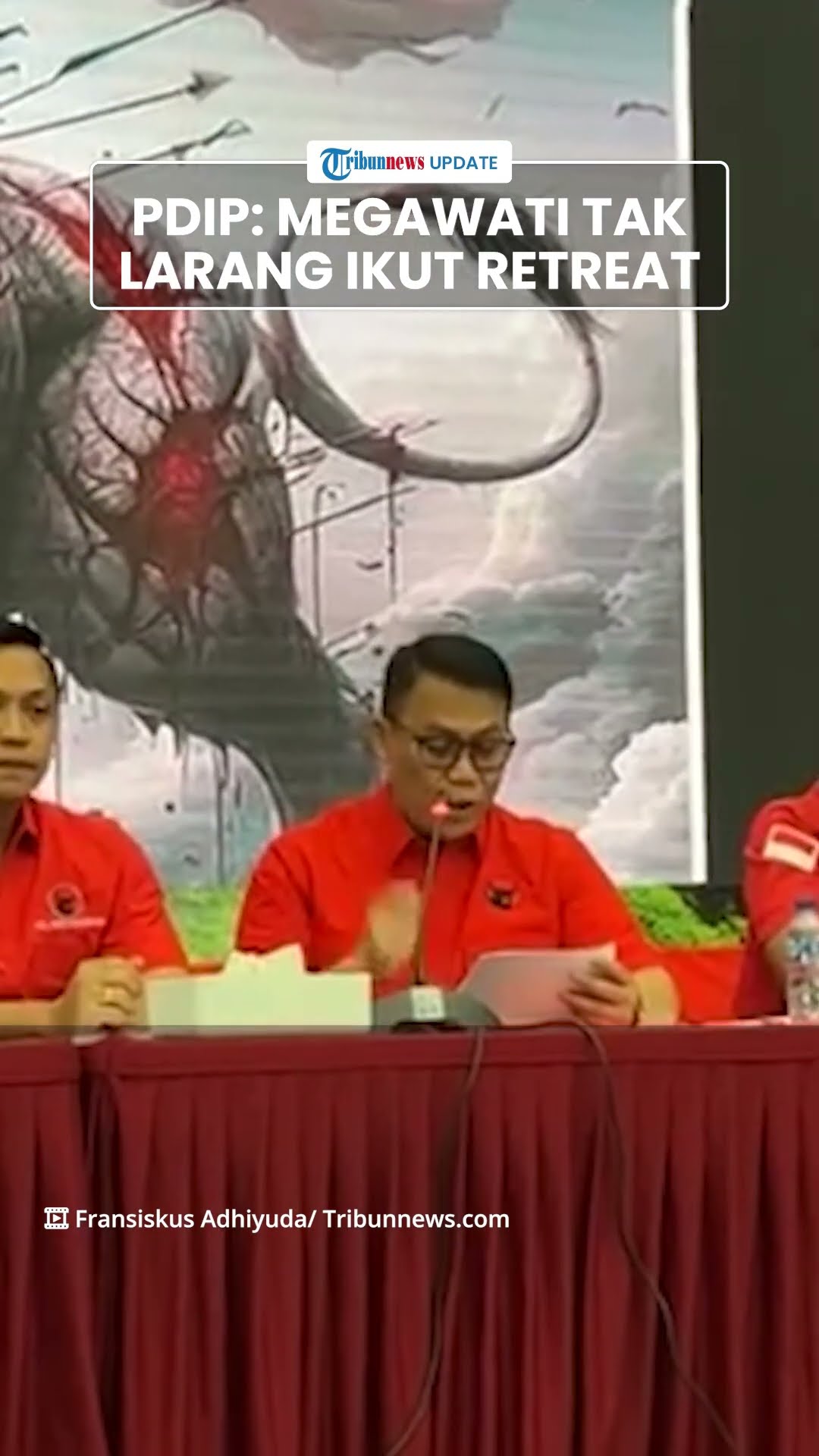 PDIP Tegaskan Instruksi Megawati Tidak Pernah Larang Kader Ikuti Retreat Prabowo tapi Menunda