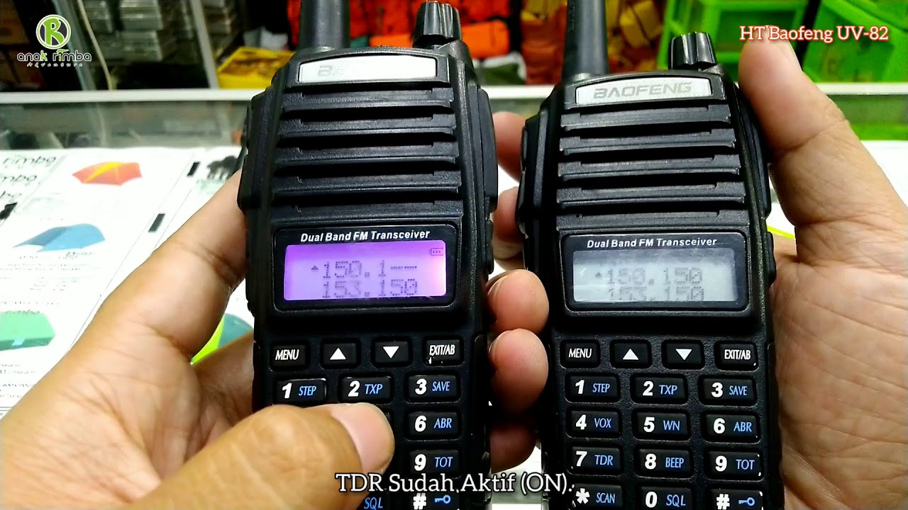 MENGAKTIFKAN TDR HANDY TALKY (HT) BAOFENG UV82. DUAL STANBY, DUAL