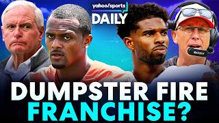 The Browns is the Browns - Deshaun & Haslam are laughing stock of NFL | Yahoo Sports Daily LIVE! 🔴