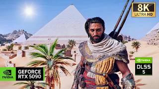[8K] AC Origins looks INSANE - DLSS 5 + Reshade RAY TRACING - STUNNING NextGen Graphics | RTX 5090