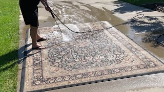 How To Clean An Oriental Rug With A Pressure Washer