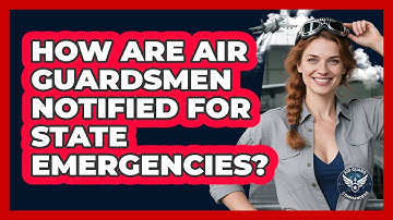 How Are Air Guardsmen Notified For State Emergencies?