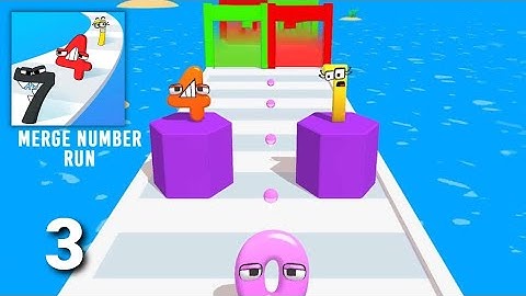 Merge Number Run - Gameplay Walkthrough Part 3 Tutorial (ios Android)