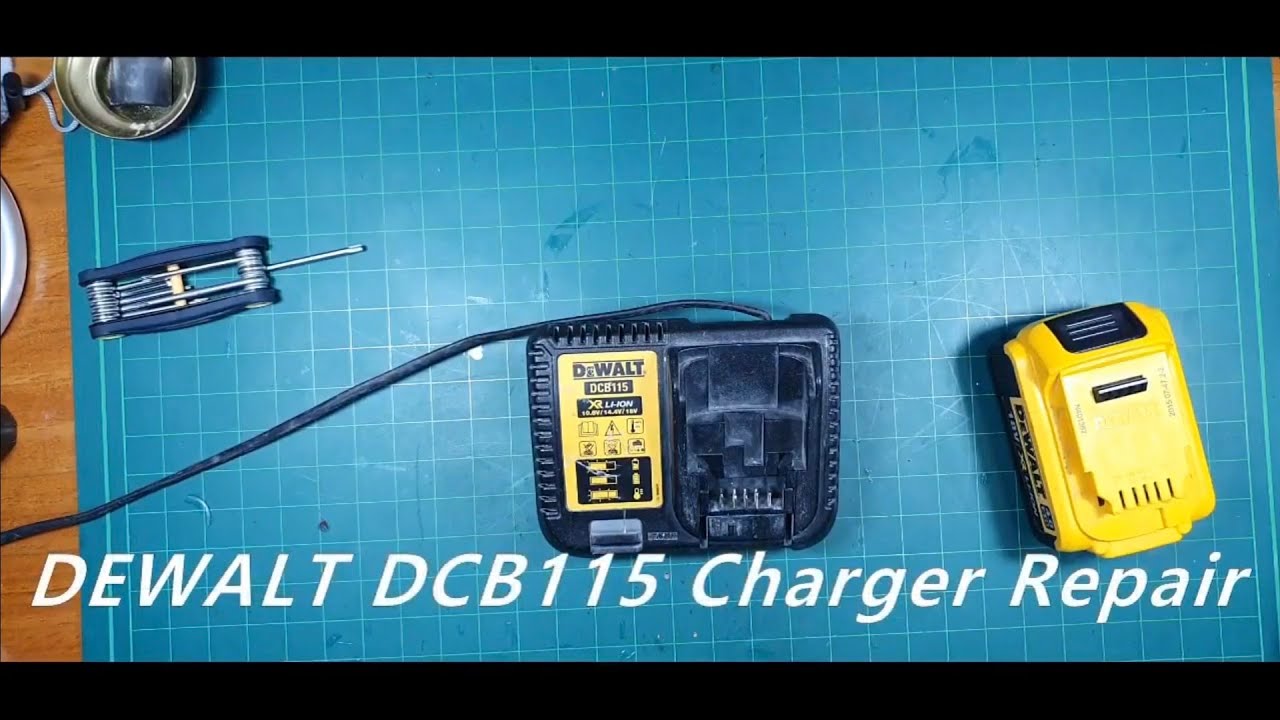 DEWALT DCB115 Repair - YouTube