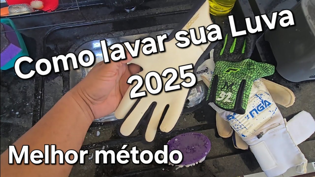 COMO LAVAR Minha LUVA de goleiro 2025. Dicas do Venom | LAVA LUVAS | ULTRAGRIP CLEANER | NGA Reusch