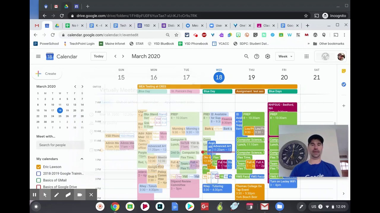 Google Meet Invite through Google Calendar YouTube