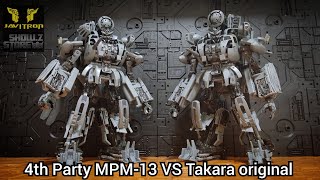 Review Transformers Mpm13 Blackout original Takara VS 4th Party Masterpiece Javitron Show.z store