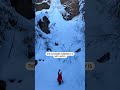 Will posthole for frozen waterfalls 😅 One of our favorite things about winter hiking is how the