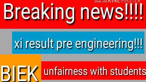 Breaking news about 1st year pre engineering result!BIEK NEWS!Unfairness with students!MustSEEinURDU