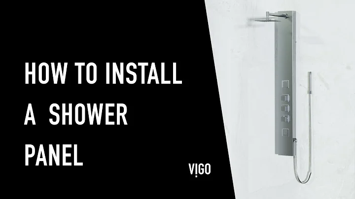 VIGO Rector Shower Panel Installation Guide - Step-by-Step Tutorial (VG08012)