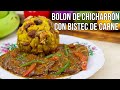 BOLON DE CHICHARRÓN CON BISTEC DE CARNE