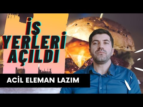 ACİL ELEMANLARA İHTİYAÇ VAR  (TÜRKİYEDE İŞ İLANLARI)