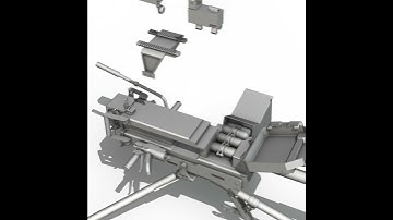 3D Model of 40mm Grenade Machine Gun GMG Review