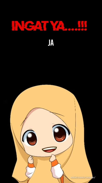 STATUS WHATSAPP ANIMASI KARTUN MUSLIMAH