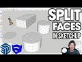 Easily SPLITTING FACES in SketchUp with S4U Divide