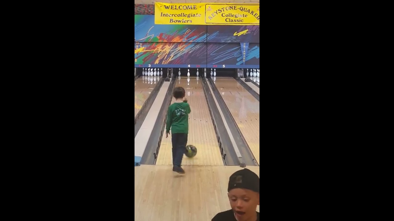 Bowling 1 7 10 Split Spare By My Son Who Is 6 