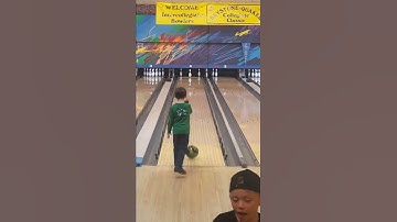 Bowling 1-7-10 split spare by my son who is 6.