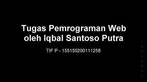 Aplikasi Buku Telepon dengan pHp dan SQL