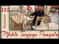 Cz. 5 Drewniane krzesła podsumowanie, wzmacnianie ramy, szlifowanie, olejowanie / wooden chair