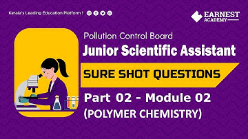 JUNIOR SCIENTIFIC ASSISTANT | JSA | PCB| POLYMER CHEMISTRY SURE SHOT QUESTIONS DISCUSSION PART 2
